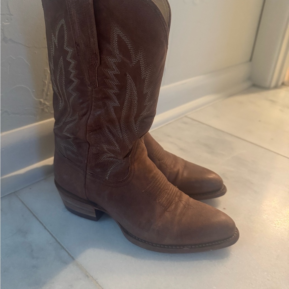Tecovas The Jamie Tan Leather Cowboy Boots - Picture 2 of 9